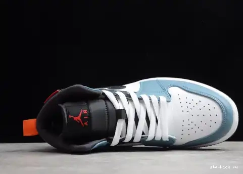 Mid Facetasm Jordan x 1 CU2802-100 Fearless  White CU2802-100 Blue 0531